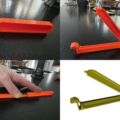 Kẹp miệng túi 180 độ tiện dụng - In 3D nhanh chóng