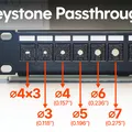 Keystone Insert Passthrough (Nhiều kích thước) - Thumbnail 1