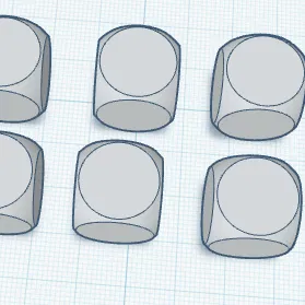 Mô hình xúc xắc 3D (Dice) tiện lợi cho board game