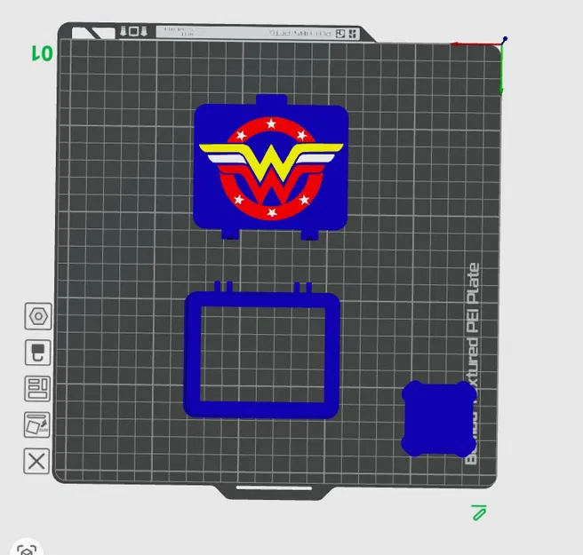 Nắp che màn hình Wonder Woman độc đáo cho máy in 3D A1 - Image 2