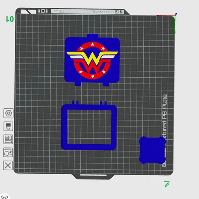 Nắp che màn hình Wonder Woman độc đáo cho máy in 3D A1