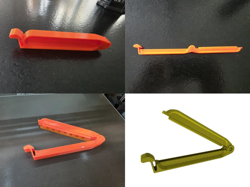 Kẹp miệng túi 180 độ - Phụ kiện gia đình in 3D tiện lợi - Image 1