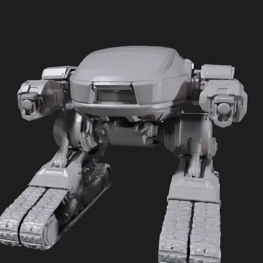 Mô hình robot ED 209 từ Robocop - File in 3D chi tiết - Image 1