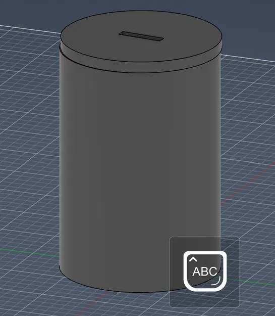 Ống heo tiết kiệm Tirelire - Mẫu in 3D hình trụ đơn giản tinh tế - Image 1