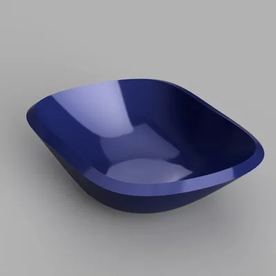 Mô hình bát 3D nhỏ gọn Turtle Bowl cho bàn làm việc