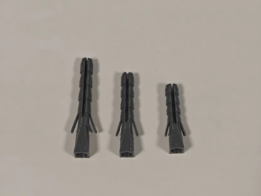 Tắc kê nhựa (8mm) | Dùng cho vít M4.5-M6 | 5 kích thước - Image 2