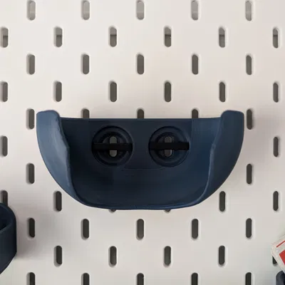 Giá treo tai nghe Shokz Open Run Pro 2 cho bảng Skadis IKEA