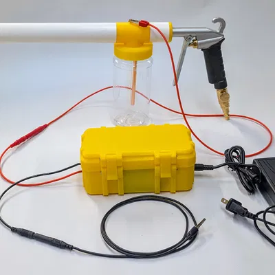 Hệ thống Sơn tĩnh điện Tự chế (DIY Powder Coating System)