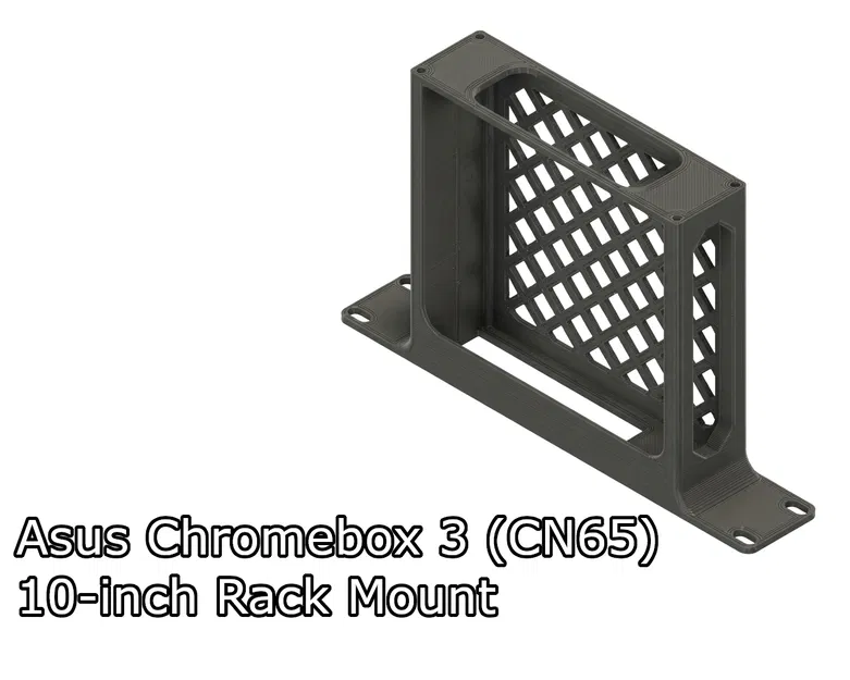 Khung gắn tủ rack 10-inch cho Asus Chromebox 3 CN65 - Image 1