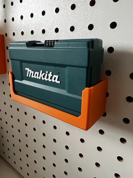 Giá treo hộp mũi khoan Makita cho bảng lỗ (Pegboard) - Tự in 3D - Image 2