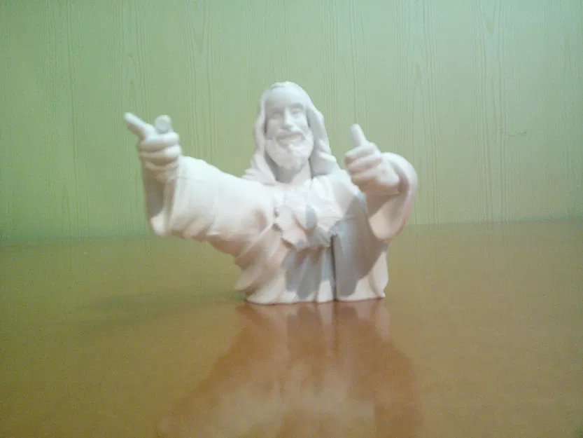 Mô hình tượng Buddy Christ (Bust) trang trí độc đáo cho máy in 3D - Image 1