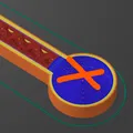 Dụng cụ hỗ trợ giữ nam châm khi in 3D (Holding tool with captive magnet) - Thumbnail 2