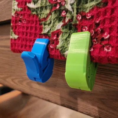 Kẹp Túi Có Khóa (Cam Lock Bag Clip) Dáng Cong