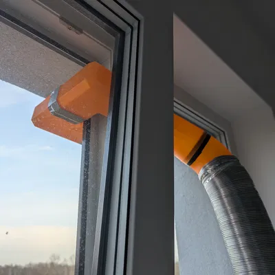 Giải pháp ống thoát khí 3D cho cửa sổ (PVC window exhaust duct)