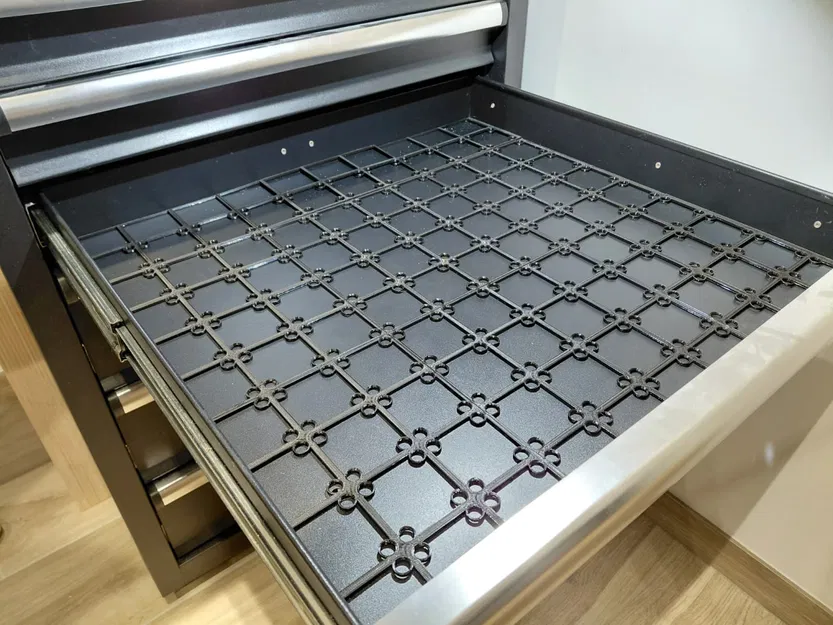 Lưới chia ngăn kéo tương thích Sortimo T-BOXX (9x10) - Hệ thống module - Image 1