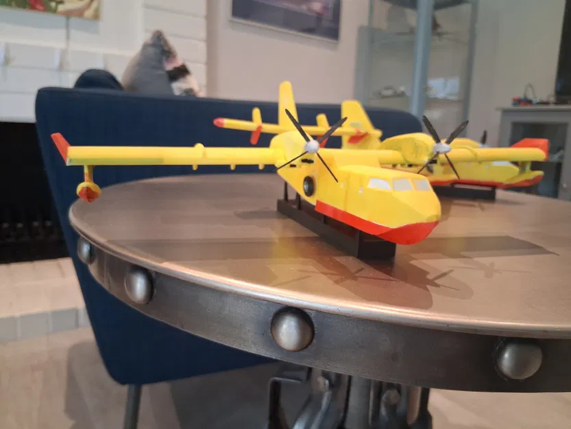 Mô hình máy bay chữa cháy Canadair CL-415 in 3D chất lượng cao - Image 3