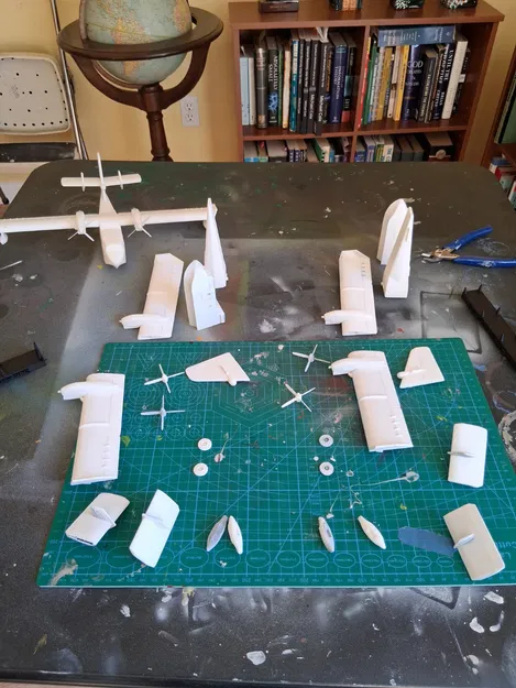 Mô hình máy bay chữa cháy Canadair CL-415 in 3D chất lượng cao - Image 5