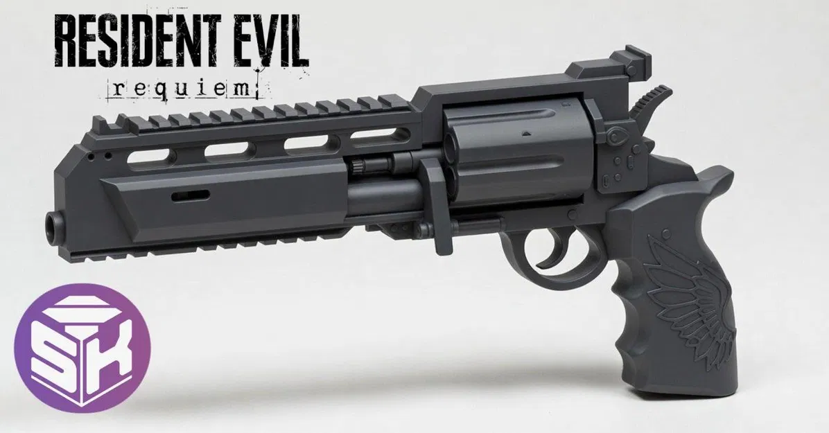 RE9 Leon S. Kennedy - Mô hình súng Requiem Revolver - Image 1