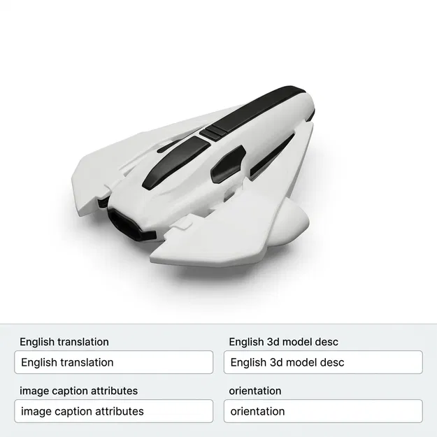 Mô hình phi thuyền vũ trụ (Spaceship) 3D in đồ chơi độc đáo - Image 3