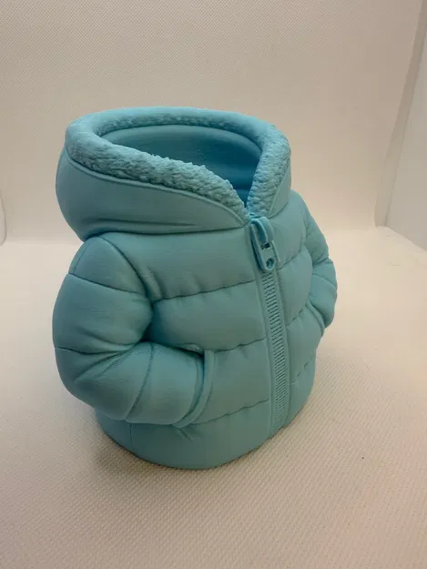 Ống đựng bút để bàn hình áo phao Puffer Jacket - Image 6