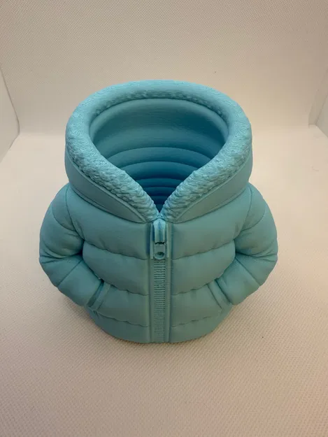 Ống đựng bút để bàn hình áo phao Puffer Jacket - Image 8