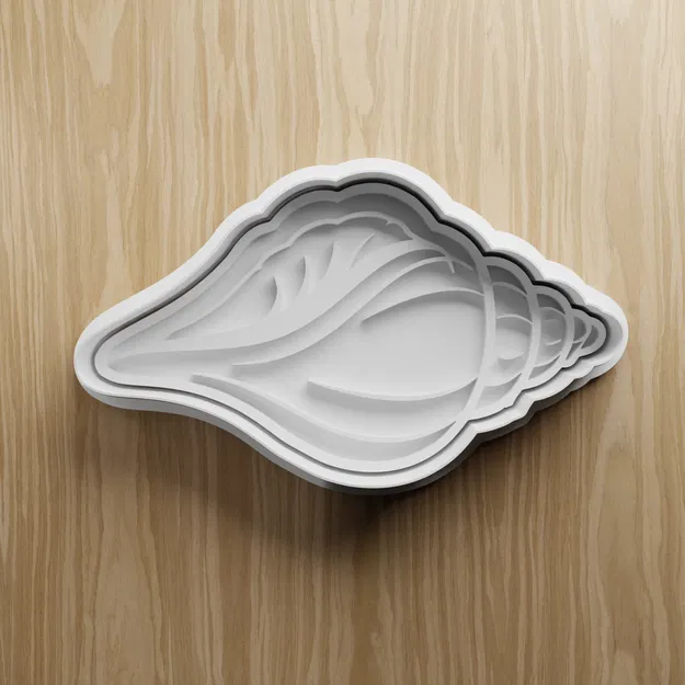 Bộ Khuôn Cắt Bánh STL Chủ Đề Đại Dương | Sao Biển, Cá Ngựa, Vỏ Sò | Tải Xuống Ngay - Image 2