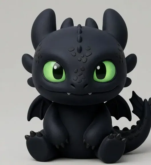 Mô hình in 3D rồng Toothless siêu đáng yêu (cute baby toothless) - Image 1
