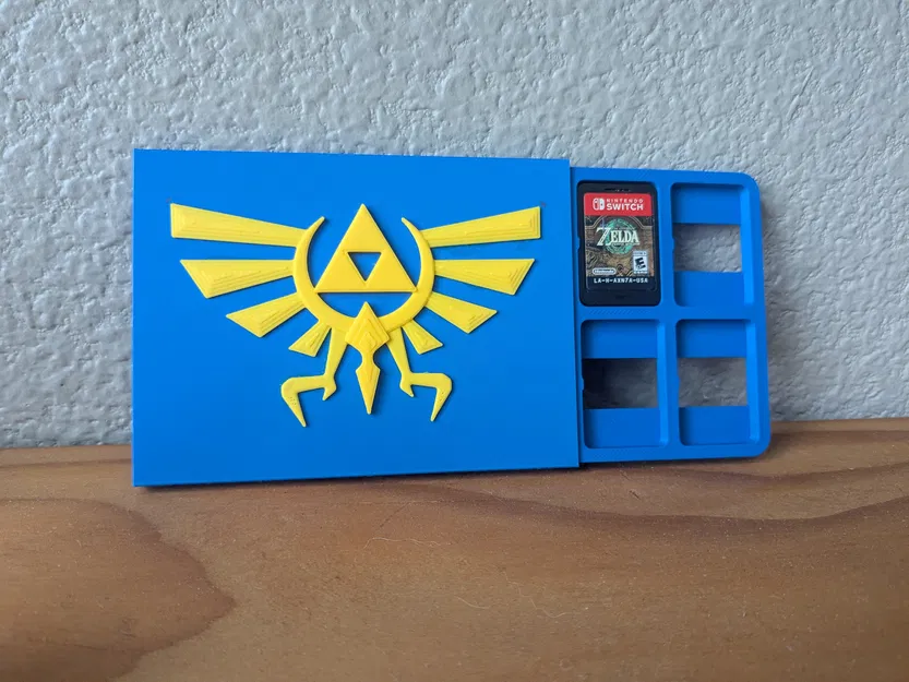 Hộp đựng thẻ game Nintendo Switch phong cách Triforce Hyrule Crest - Image 1
