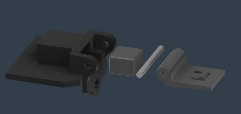 ION Air LP – Bản lề thay thế cho nắp máy hát đĩa than - Image 2