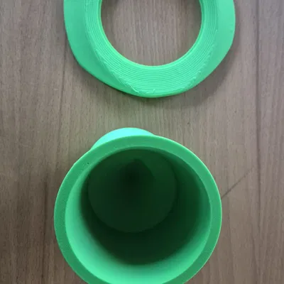 Phụ kiện trang trí mũ hình trụ cho hộp Pringles in 3D