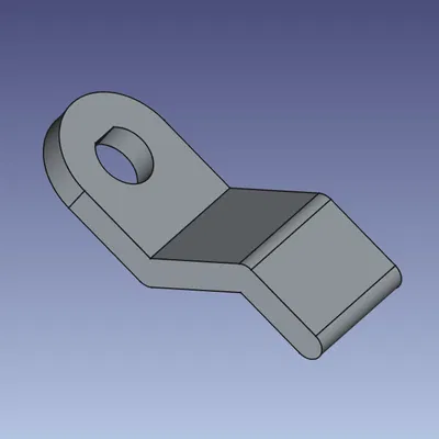 Tay nắm mở kính sau cho xe Hyundai Tucson JM - File in 3D