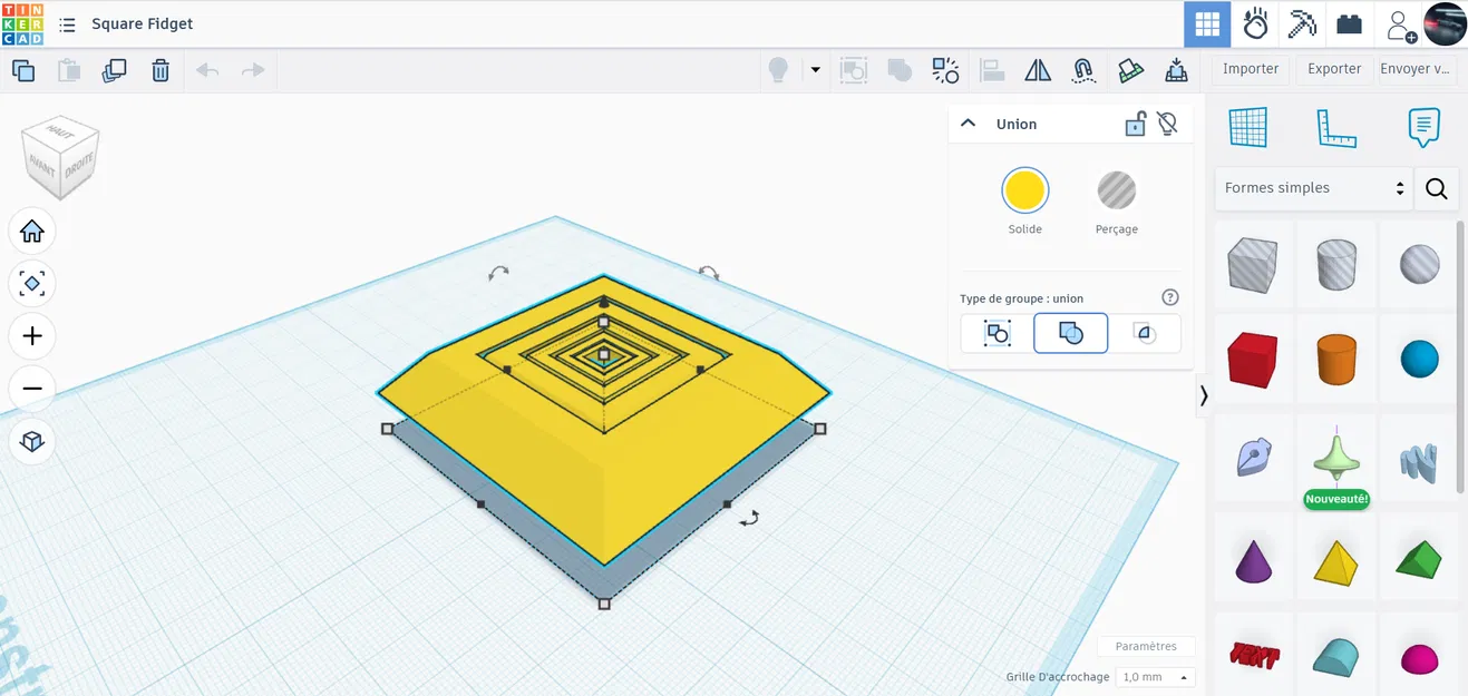 Mô hình Square Fidget (Đồ chơi giải trí) - Image 6