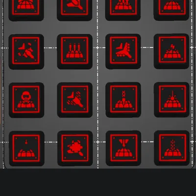 Bộ nút keycap Helldivers 2 tùy chỉnh cho bàn phím cơ