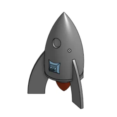 Nâng cấp cửa cho mô hình tên lửa Rocket 2.0 - File in 3D chi tiết