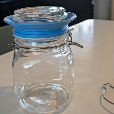 Nắp đậy lên men cho hũ thủy tinh IKEA KORKEN