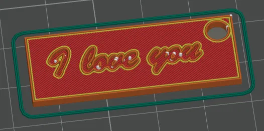 Móc khóa I love you - Dự án in 3D đơn giản cho người mới bắt đầu - Image 1