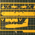 Mô hình Kit Card máy bay Canadair CL-415 - Thumbnail 4