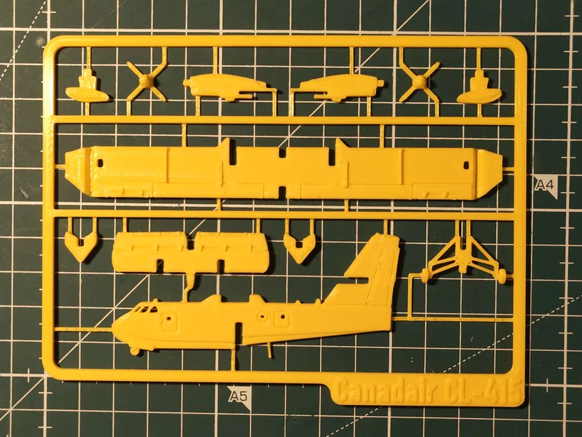 Mô hình Kit Card máy bay Canadair CL-415 - Image 5