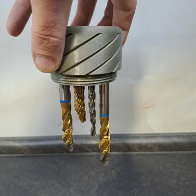 Hộp đựng mũi khoan và mũi taro tích hợp nam châm