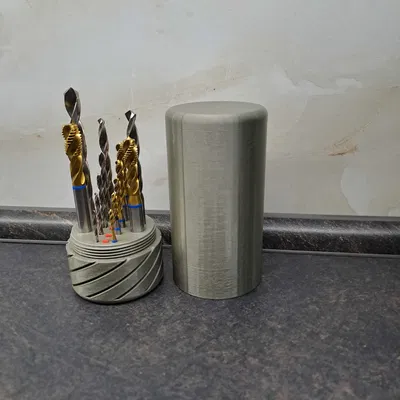 Hộp đựng mũi khoan và mũi taro tích hợp nam châm