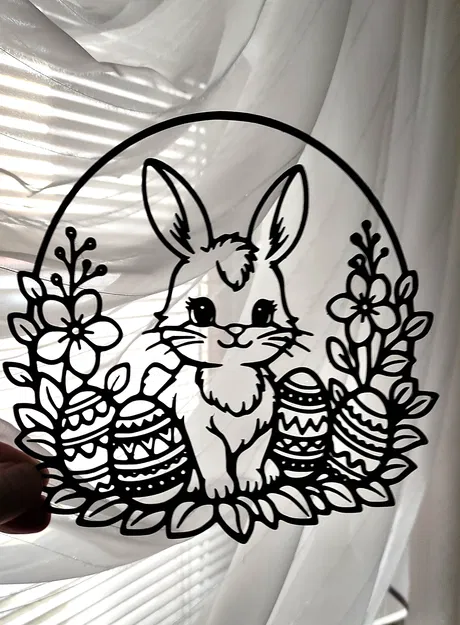 Trang trí 3D Phục sinh – Thỏ 8 - Image 2