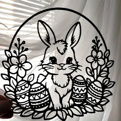 Trang trí 3D Phục sinh – Thỏ 8