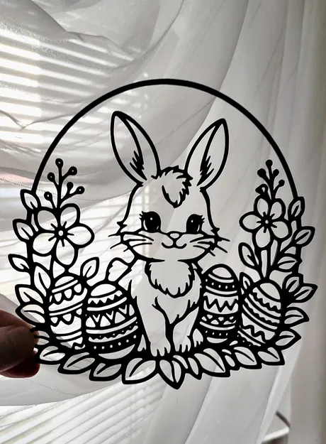 Trang trí 3D Phục sinh – Thỏ 8 - Image 4