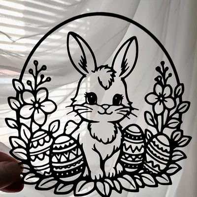 Trang trí 3D Phục sinh – Thỏ 8