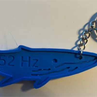 Cá voi cô đơn nhất thế giới (52 Hz) – Móc khóa