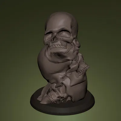 Eternal Echo – Tác phẩm điêu khắc hộp sọ tan chảy