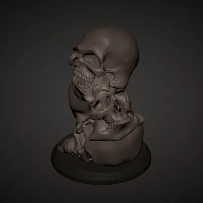 Eternal Echo – Tác phẩm điêu khắc hộp sọ tan chảy