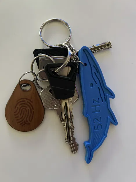 Cá voi cô đơn nhất thế giới (52 Hz) – Móc khóa - Image 3