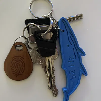 Cá voi cô đơn nhất thế giới (52 Hz) – Móc khóa