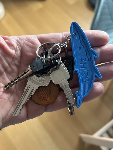 Cá voi cô đơn nhất thế giới (52 Hz) – Móc khóa - Image 4